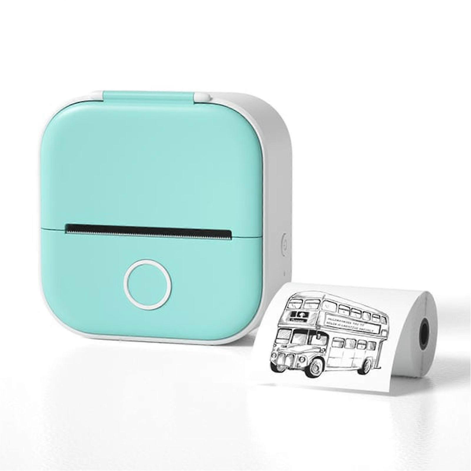 Mini-Taschendrucker Tragbarer Bluetooth-kompatibler Thermodrucker Tintenloser Aufkleberdrucker, 100% neu
