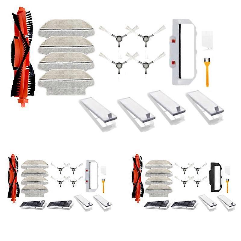 16 Pcs Main Brush Washable Filter Side Brush For Mijia STYJ02YM Vacuum Cleaner Replacement Accessories Cleaning Tool