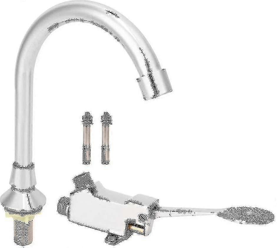 フットペダル式蛇口 浴室用シンク用蛇口セット 医療研究室用フットペダル式シンク用蛇口キット アクセサリー