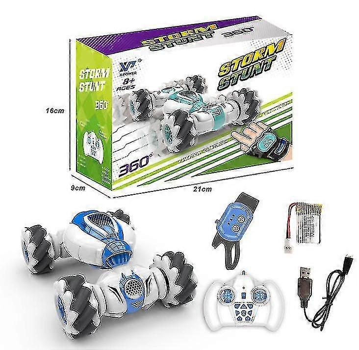 Rc Stunt Car Remote Watch Gesture Sensor Deformable Electric Toy Cars
