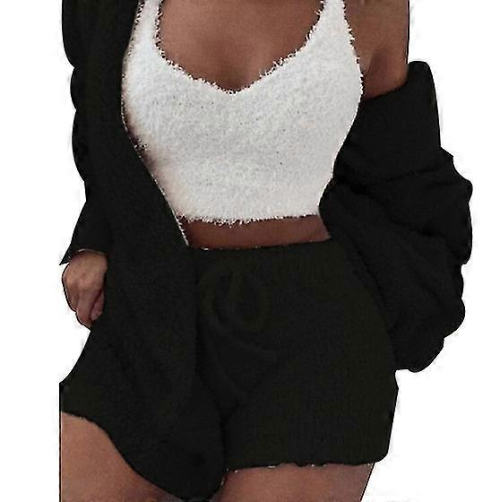 Women's Warm Pajamas 3 Piece Sports Suit