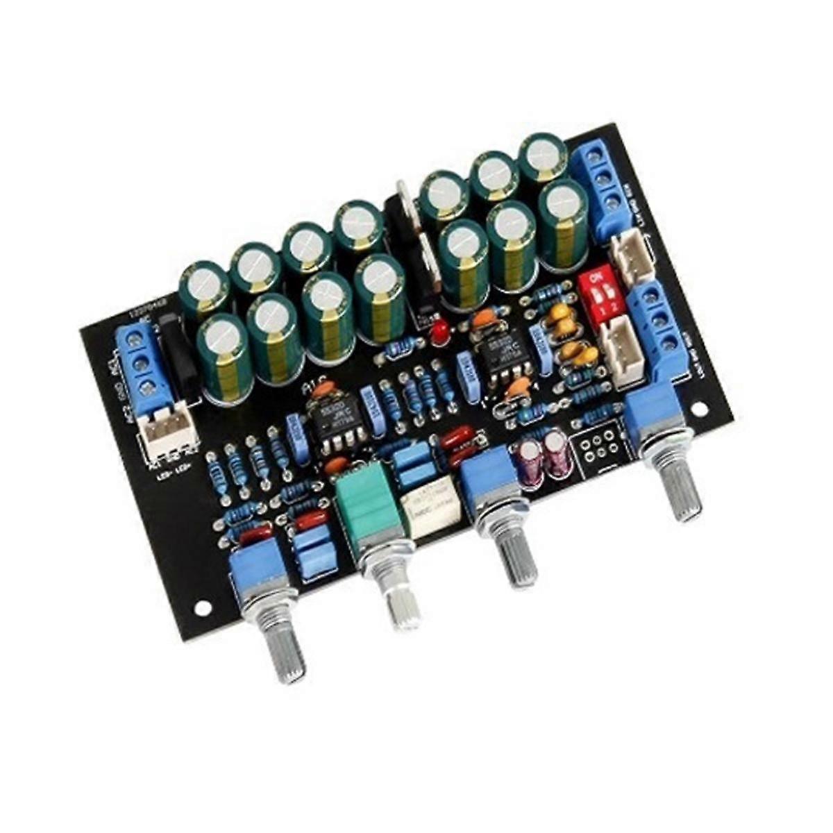 Praktischer multifunktionaler Vorverstärker Tone Board Vorverstärker Lautstärke Klangregelung DIY Lautsprecherverstärker Sound Audio Verstärker