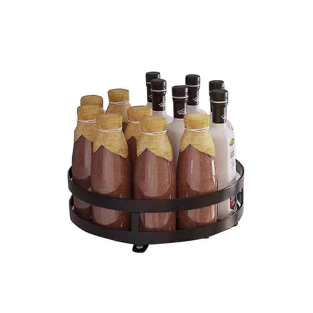 Lazy Susan Organizer roterende Spice Rack aanrechthoek Spice Bottle Storage