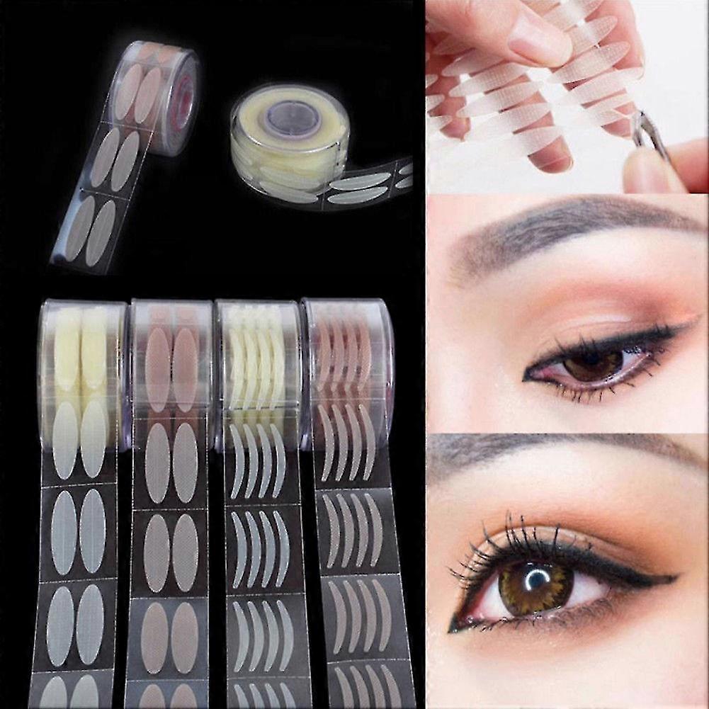 Farfi 600pcs/roll Invisible Wide/narrow Makeup Double Eyelid Tape Sweatproof Sticker