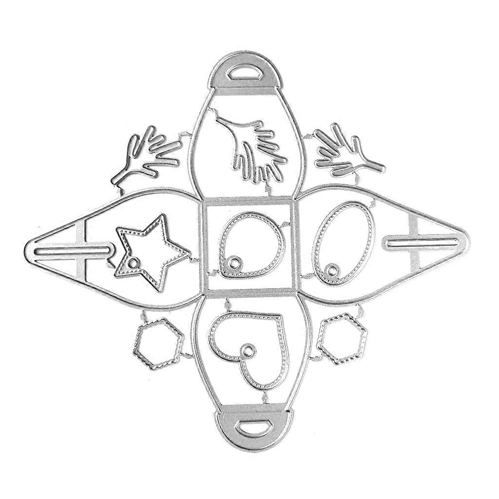 Gift Box Metal Cutting Die Packing Box Combination Embossing Puzzle Template