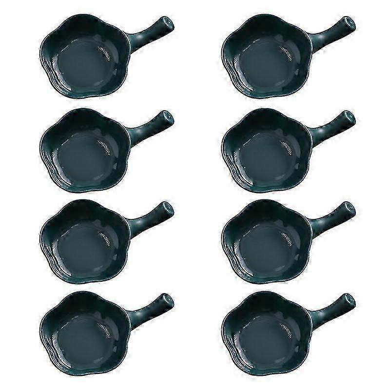 8pcs Dip Serving Dish Ketchup Side Dish Tableware Condiment Relish Plate