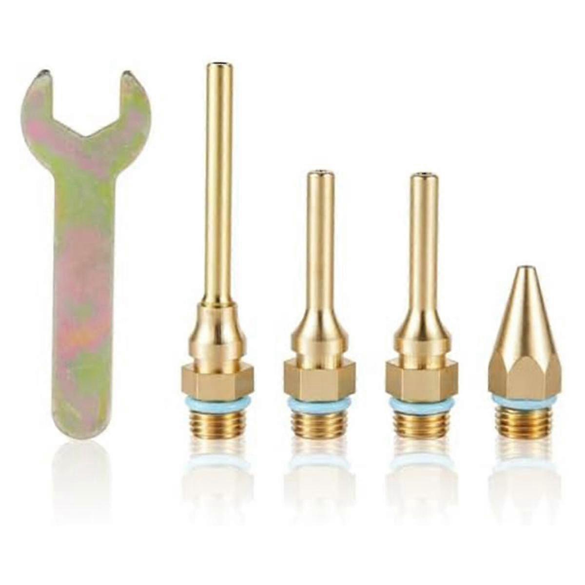Fine Tip Nozzle,copper Nozzles For Hot Glue Tools Sturdy Nozzle Tips Kit For Craft School Diy Art H