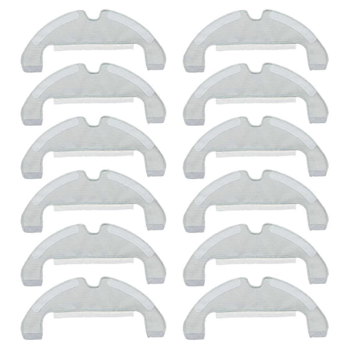 12pcs Mop Cloths For S8 Maxv Ultra G20s Robot Vacuum Cleaner Replaceable Washable Cleaning Rag