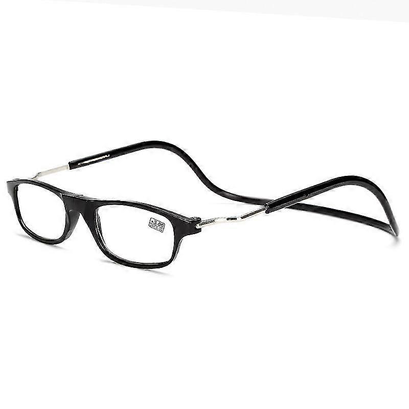 Hanging Folding Magnetic Reading Eyeglasses Glasses Front Click Connect Neck Tw