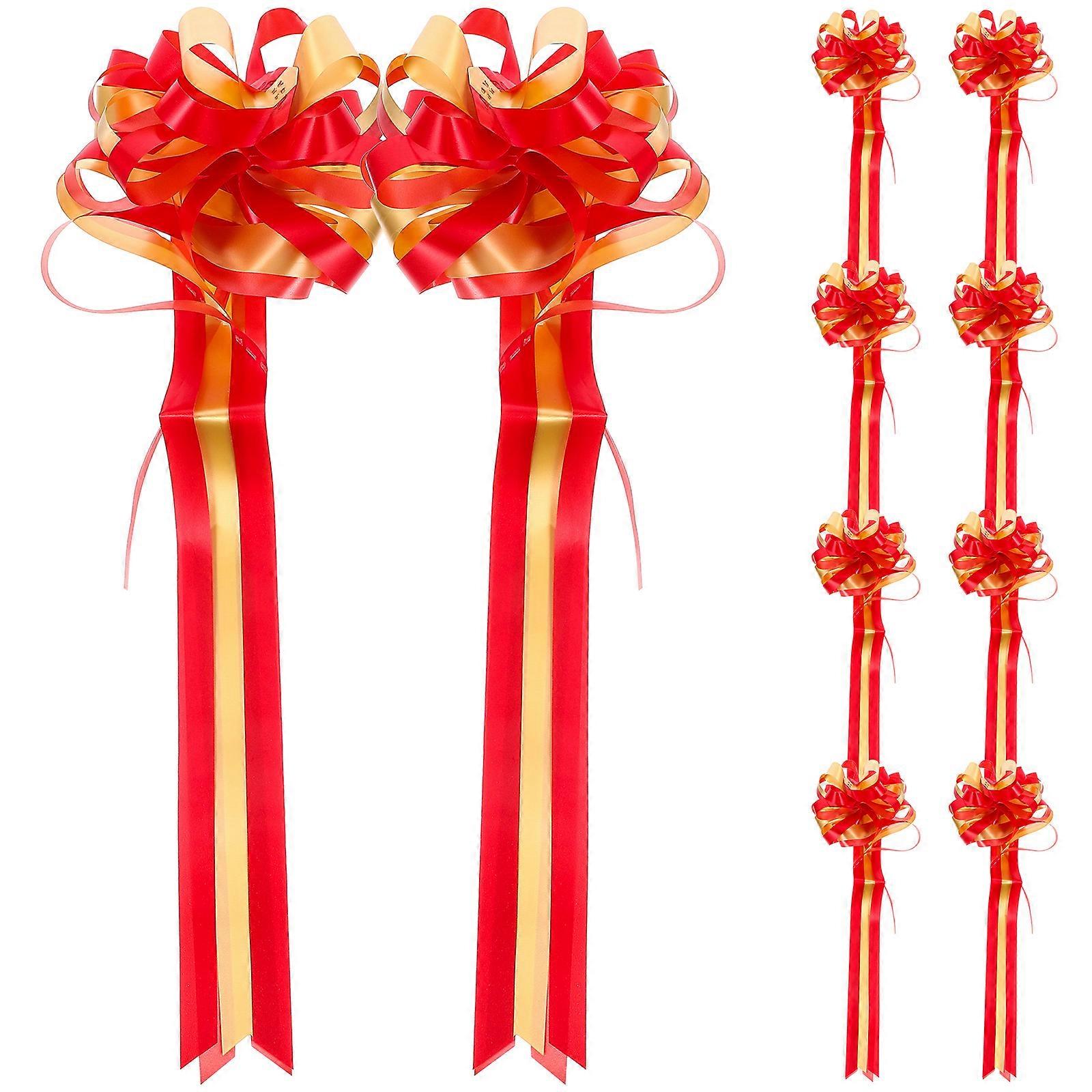 10pcs Wedding Scene Car Pull Bows Party Decorations Gift Wrapping Pull Bow
