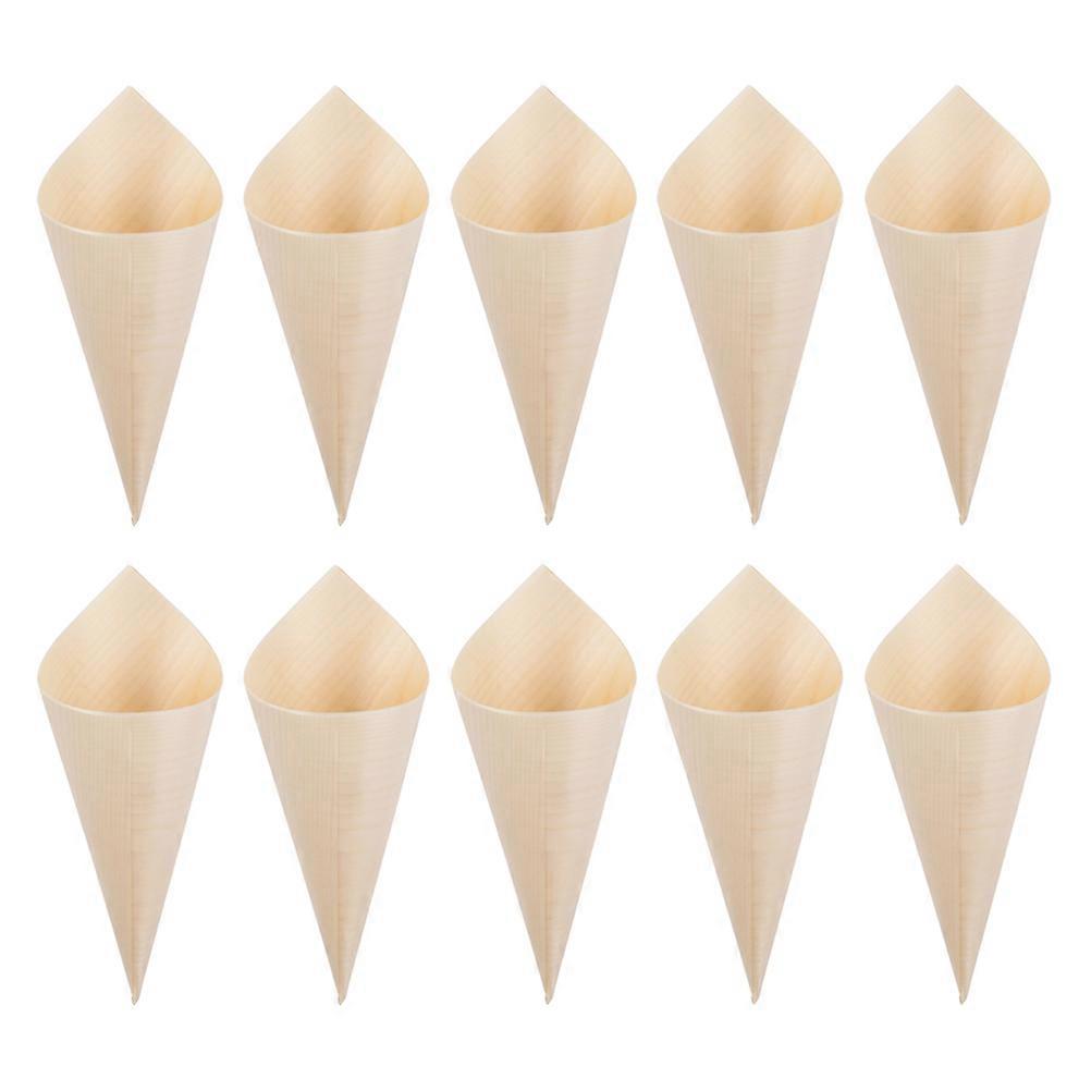 150 Pcs Petit Conteneur Cônes de mariage Cônes de frites Cônes jetables Porte-cône