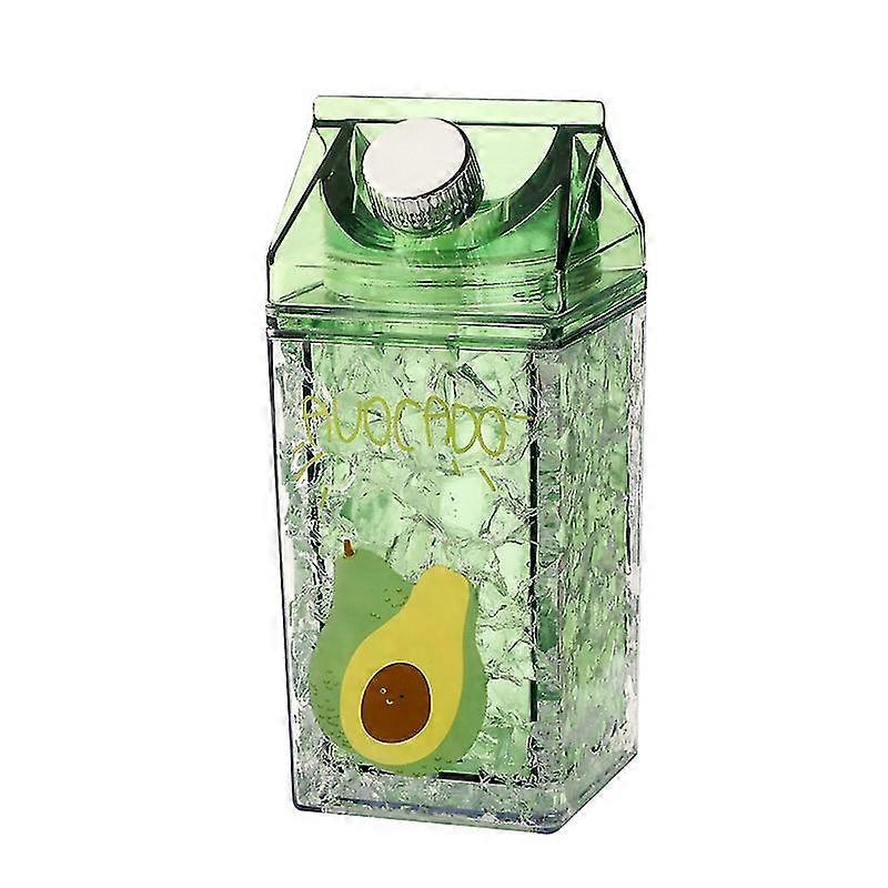 Double-layer thickened refrigerator refrigeration cup straw gel quicksand ice cup
