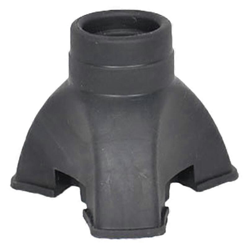 Walking Stick End Tripod Cane Tip Non-Slip Rubber Foot Bottom - Black
