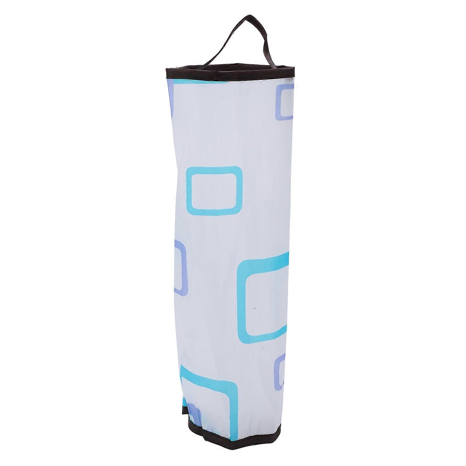 202442x18cm Small Items Storage Bag Large Capacity Portable Polyester Refuse Pouch Container for CampingWhite