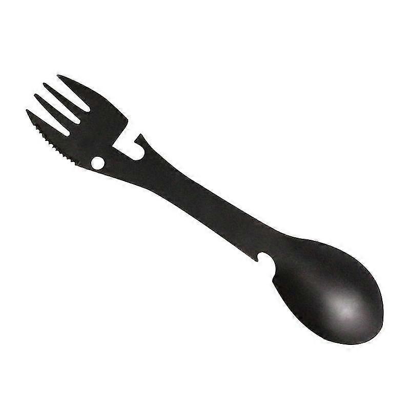 For 2023 Portable Fork Shaped Bottle Opener - Multifunction Outdoor Camping Tool, Spoon, and Kitchen Utensils