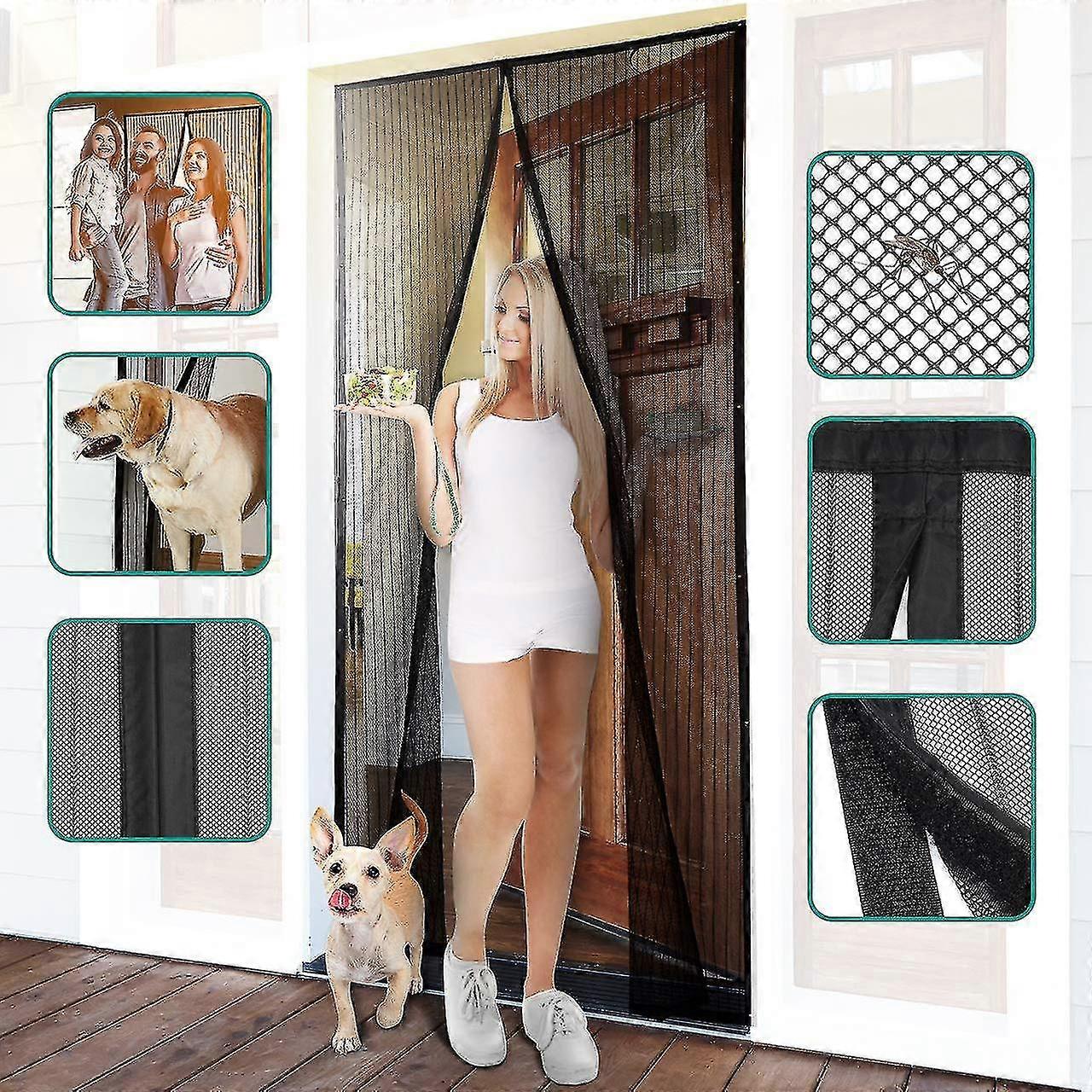 39" X 83" Screen Door With Duty Mesh Ain And