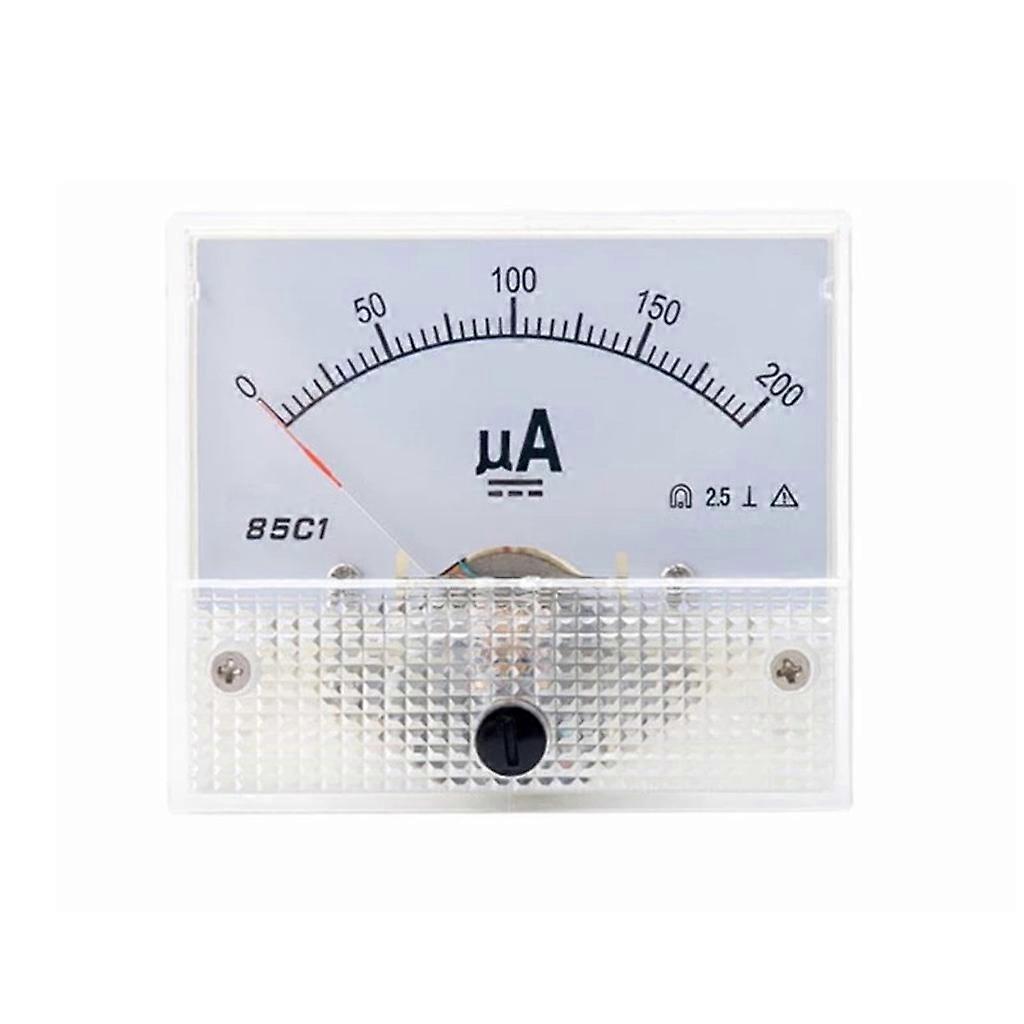  High Accuracy Ammeter Analog Amp Meter Gauge Rectangle Panel Meter Current Test