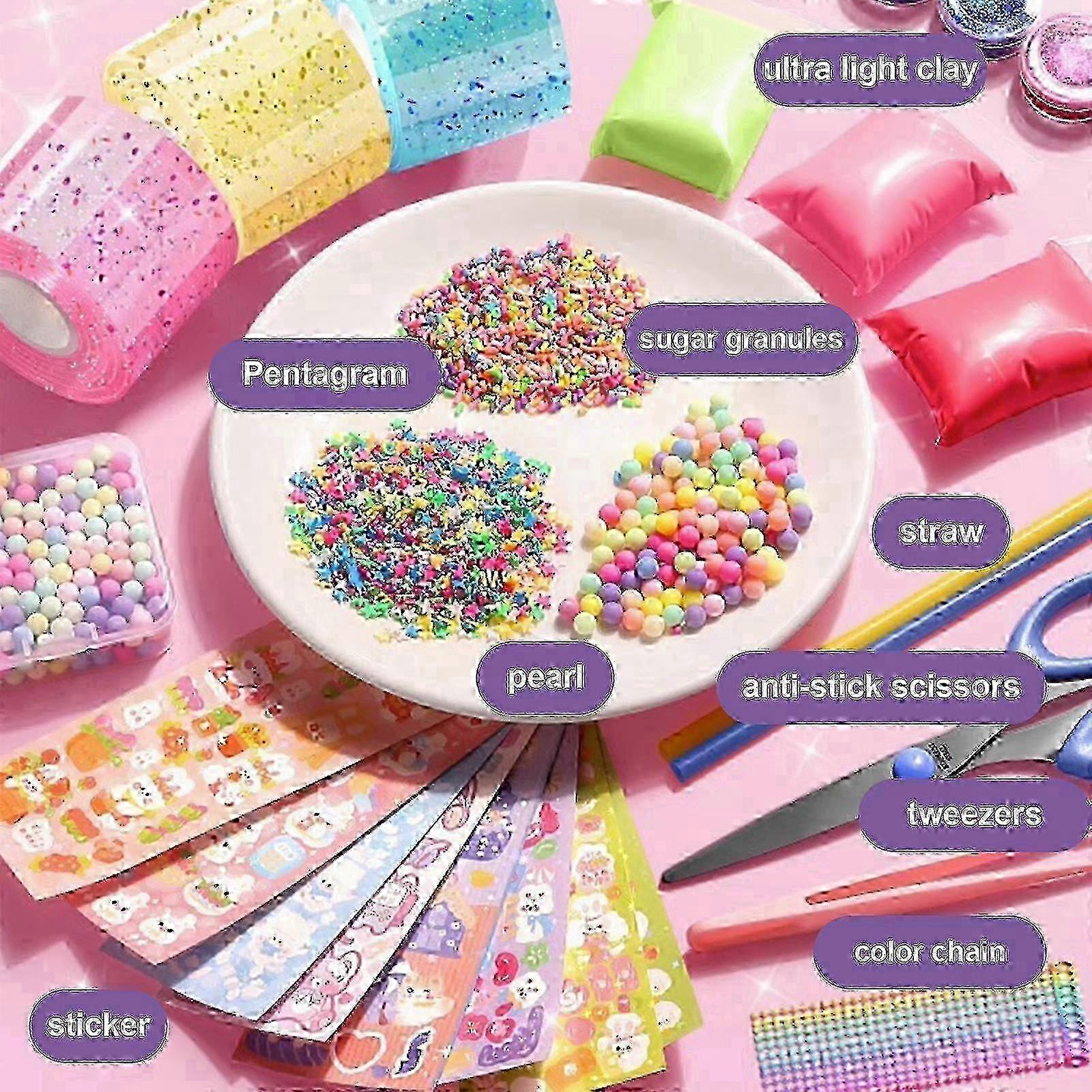 Nano Tape Bubble Kit, Nano Tape Bubble Kit pour enfants Double Face Tape Magic Plastic Bubble Super Elastic Bubbles--Uki