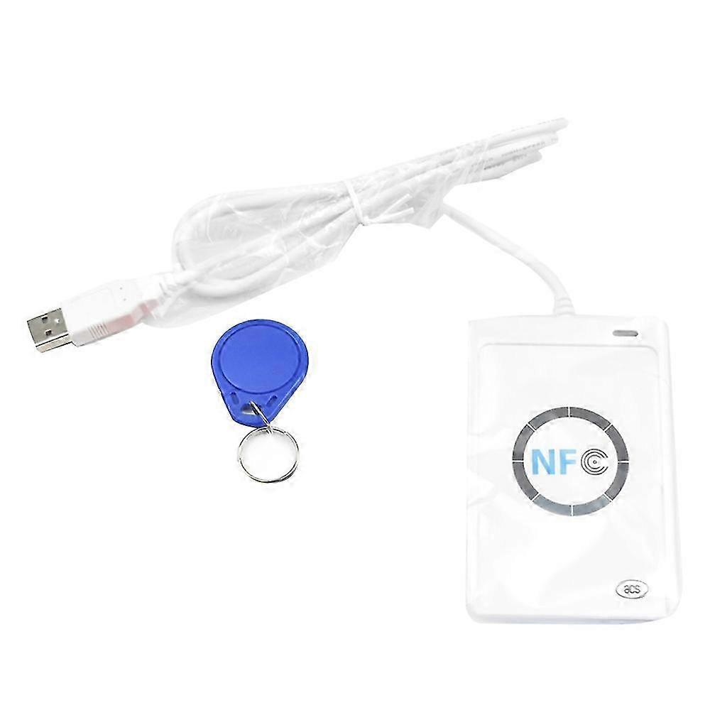 Acr122u Usb 13.56mhz Nfc Card Reader Writer Copier Duplicator Clone Software +5pcs Uid Key+5pcs Uid