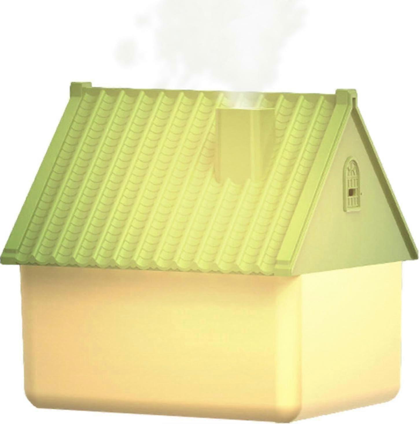 LED Light Humidifier - House Shaped USB Small Humidifier with Night Light Function