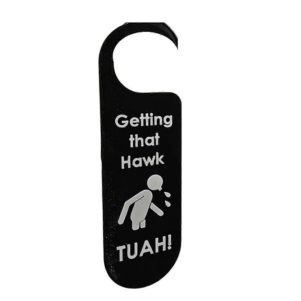 Funny Door Knob Hanger Acrylic Interesting Door Handle Hook Spoof Spit Acrylic Door Hangers Decorat