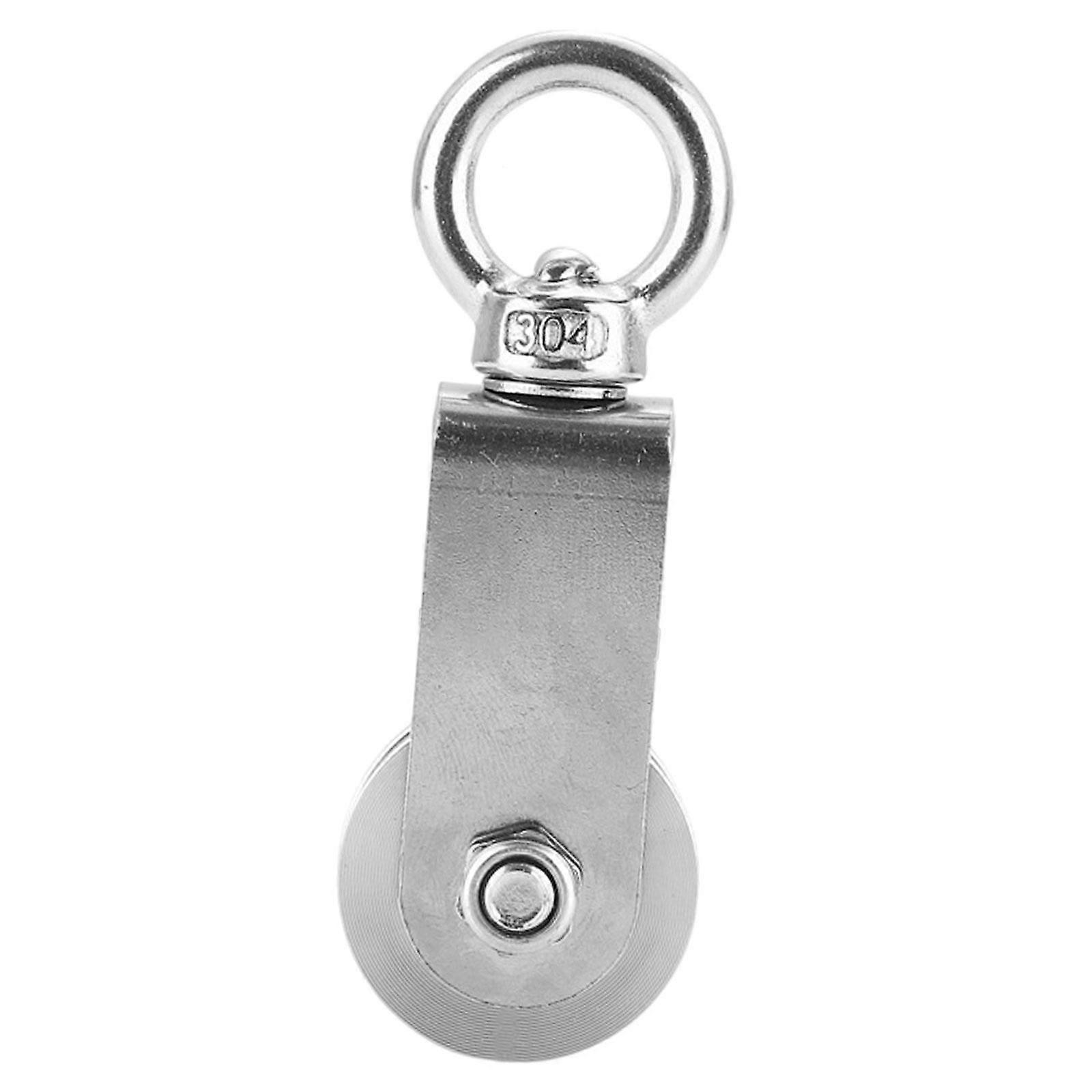 Pulley Block Wheel Pulley for Clothesline Wire Rope DIY Home Projects 30mm