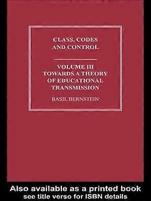 Towards a Theory of Educational Transmissions