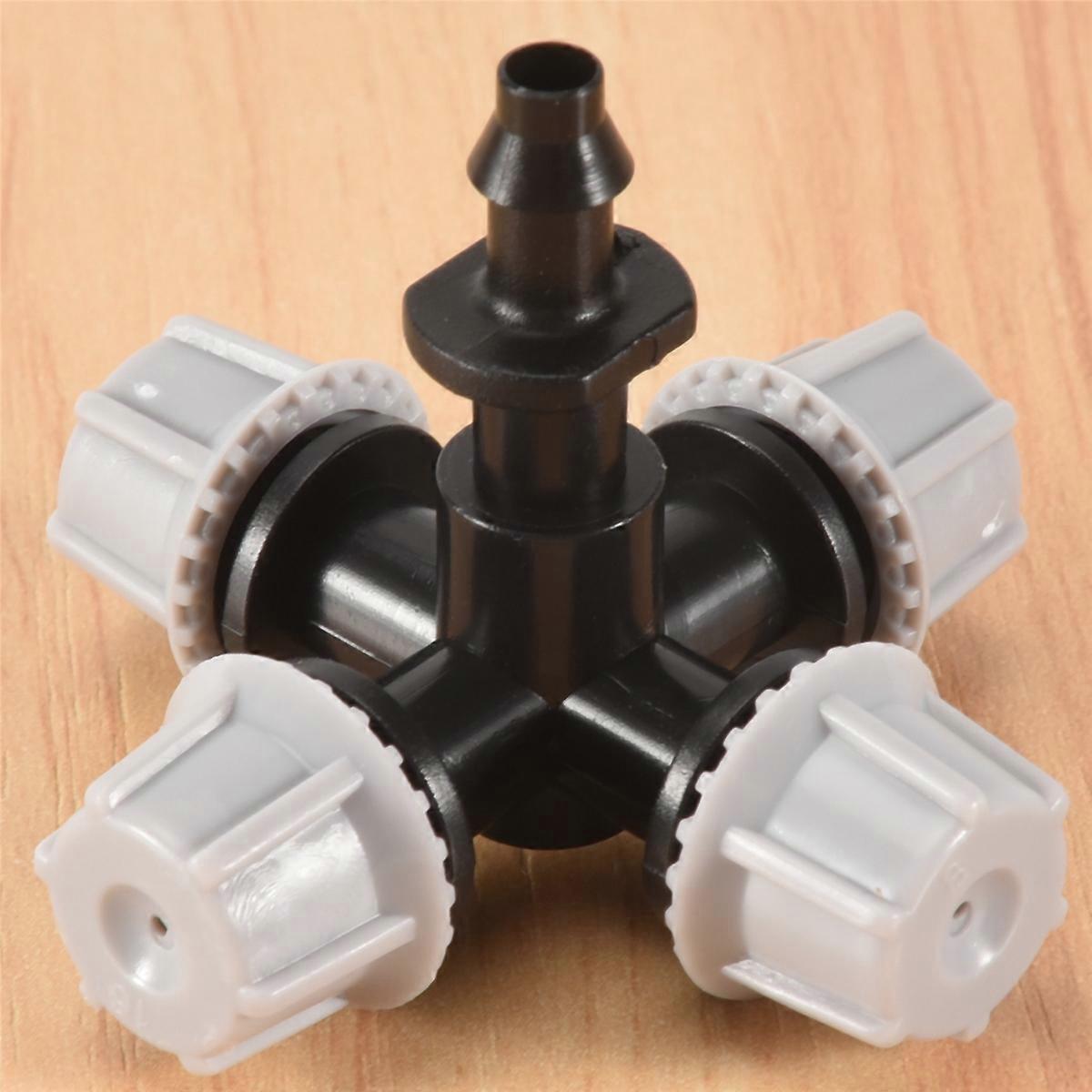 Greenhouse Humidifier Plant Misting Atomizing Nozzle Sprinkler Tee (10Pcs)