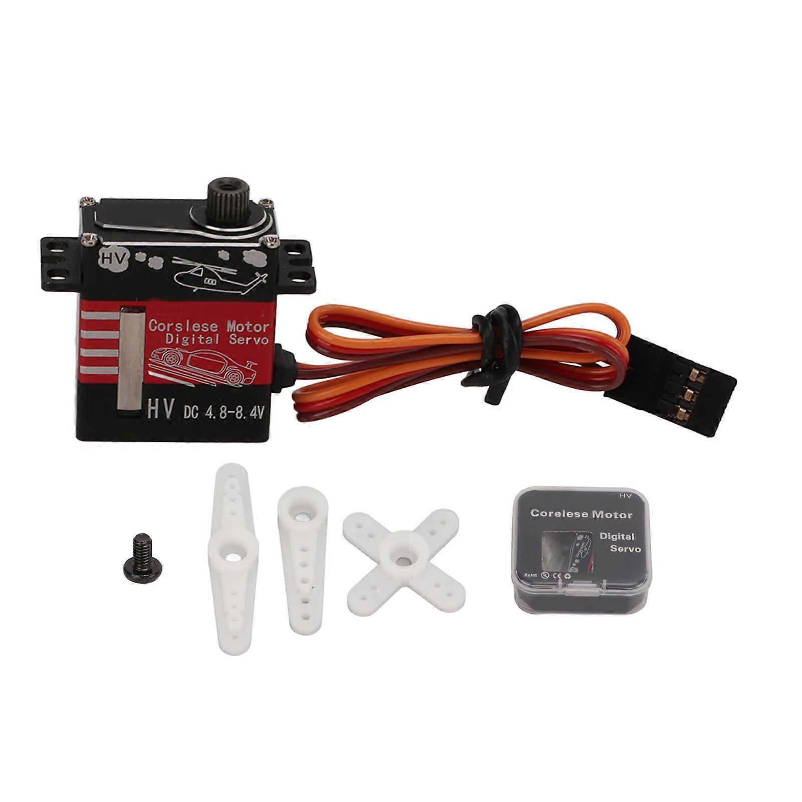 D2007MG Metal Gear Digital Servo Langlebiges 180-Grad-Digital-RC-Servo für RC-Auto-Hubschrauber