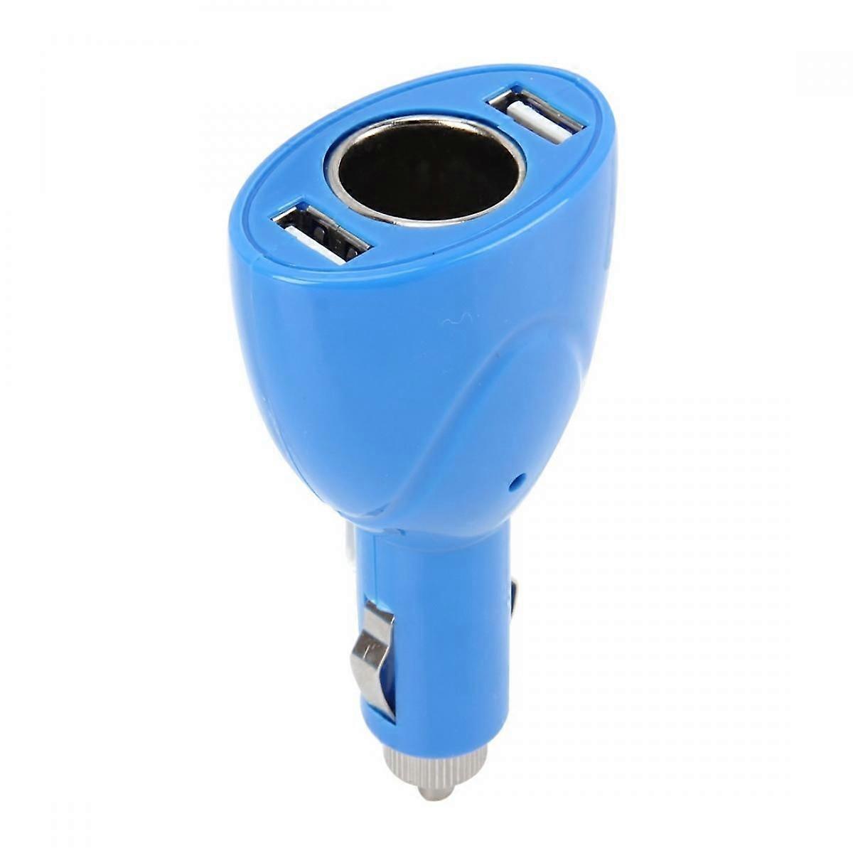 USB C Car Charger, 12/24V Dual USBVehicle Power Supply Extended Seat One-hole Power Expansion Seat with Car Dual USB Charger
