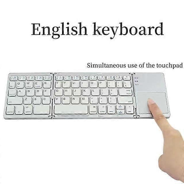 Mini Bluetooth Wireless Keyboard with Touchpad Rechargeable Russian Keyboard Spanish Universal Windows Android IOS Mobile Tablet
