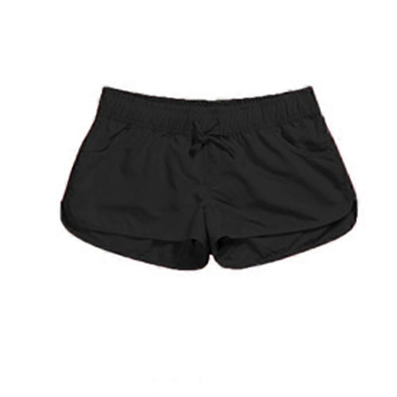 Women's Beach Shorts Loose Sports Shorts Beach Pants Women's Quick-drying Plain Shorts