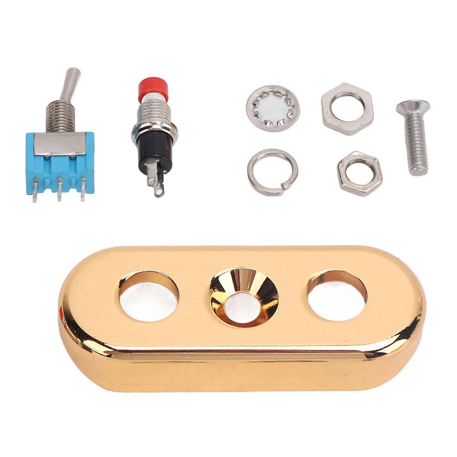Motorcycle Handlebar Switch Button Stop Start Horn Light Self Resetting Handlebar Lever Switch Button for ATV UTV Dirt Bike Button Switch and 2 Level