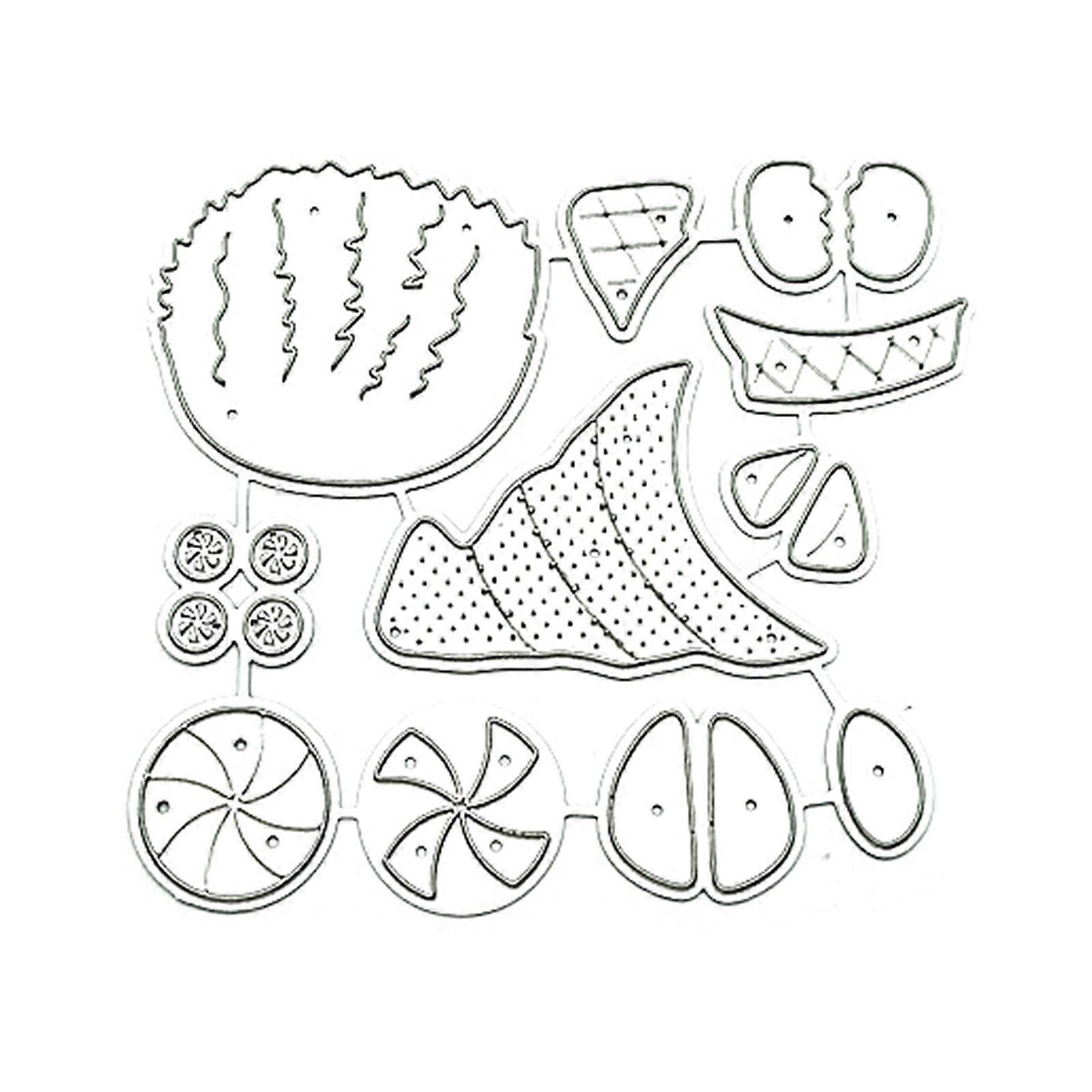 בעבודת יד סנטה מתכת חיתוך מתים בעבודת יד DIY סטנסיל עובש הבלטה דפוס לילדים מבוגרים DIY מלאכת יד פרויקטים כסף