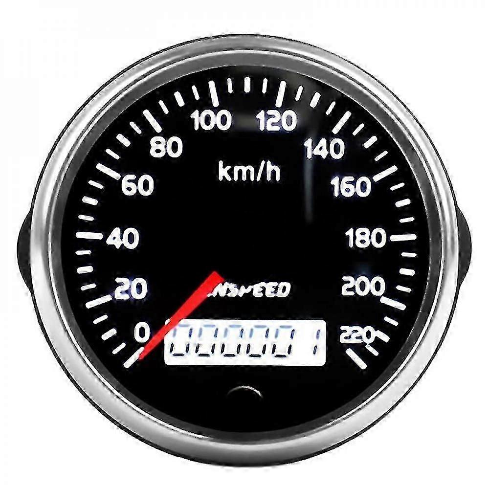 Universal Speedometer 12v/24v Odometer 85mm 220km/h For Car Motorcycle Lcd Tachometer CVX
