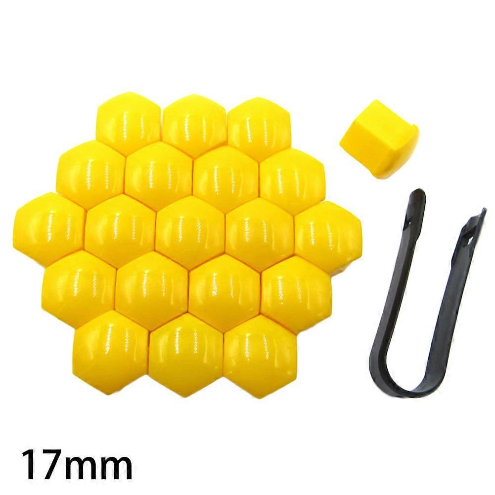 20PCS Universal Bilhjul Skruvlock, Däckmutterskydd 17-21mm