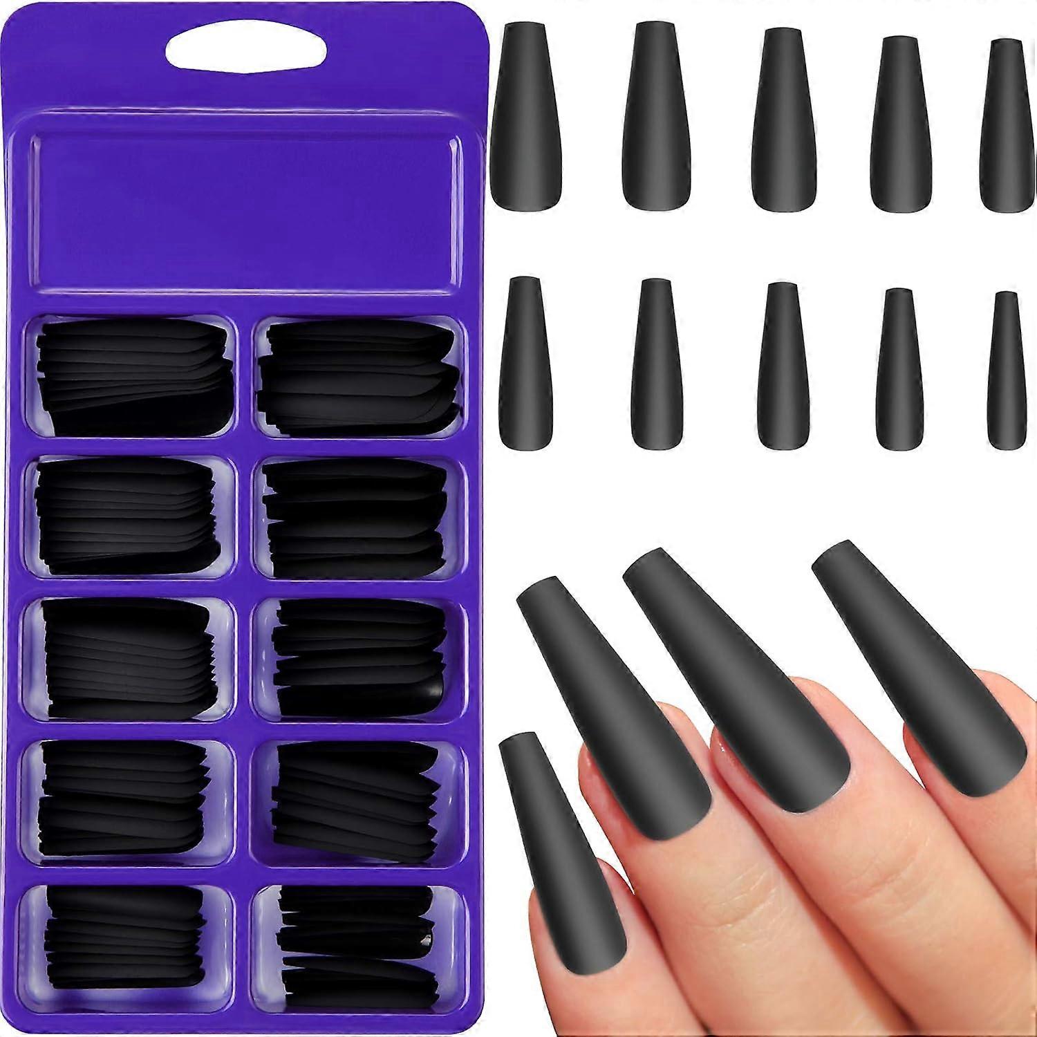 False Nails, Coffin, Full Cover