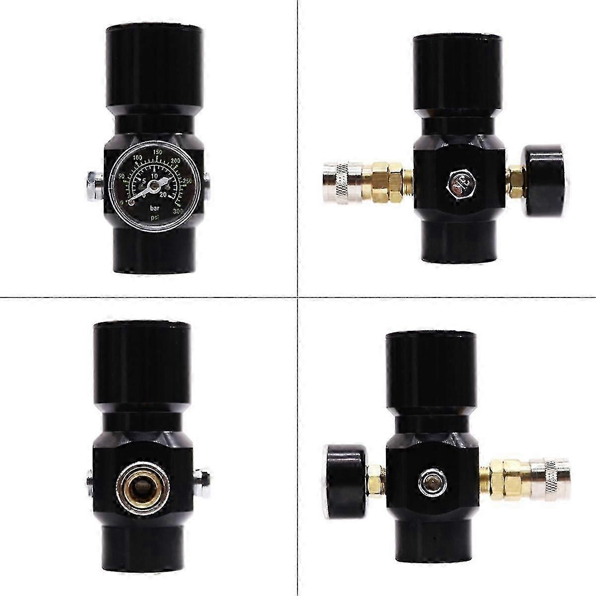 G1/2 Inner Teeth Co2 Gas Regulator Pressure Gge 0-150psi Mini Gas Regulator With Adapter