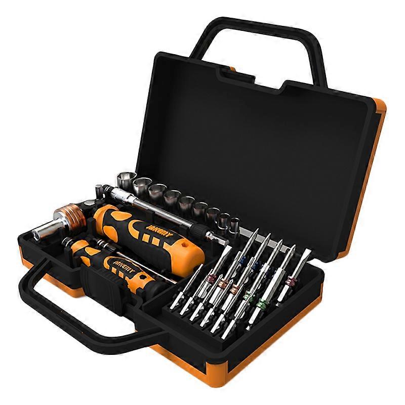 JAKEMY JM-6123 31-in-1 Multifunction Hardware Hand Tool Set Portable Screwdriver Bits