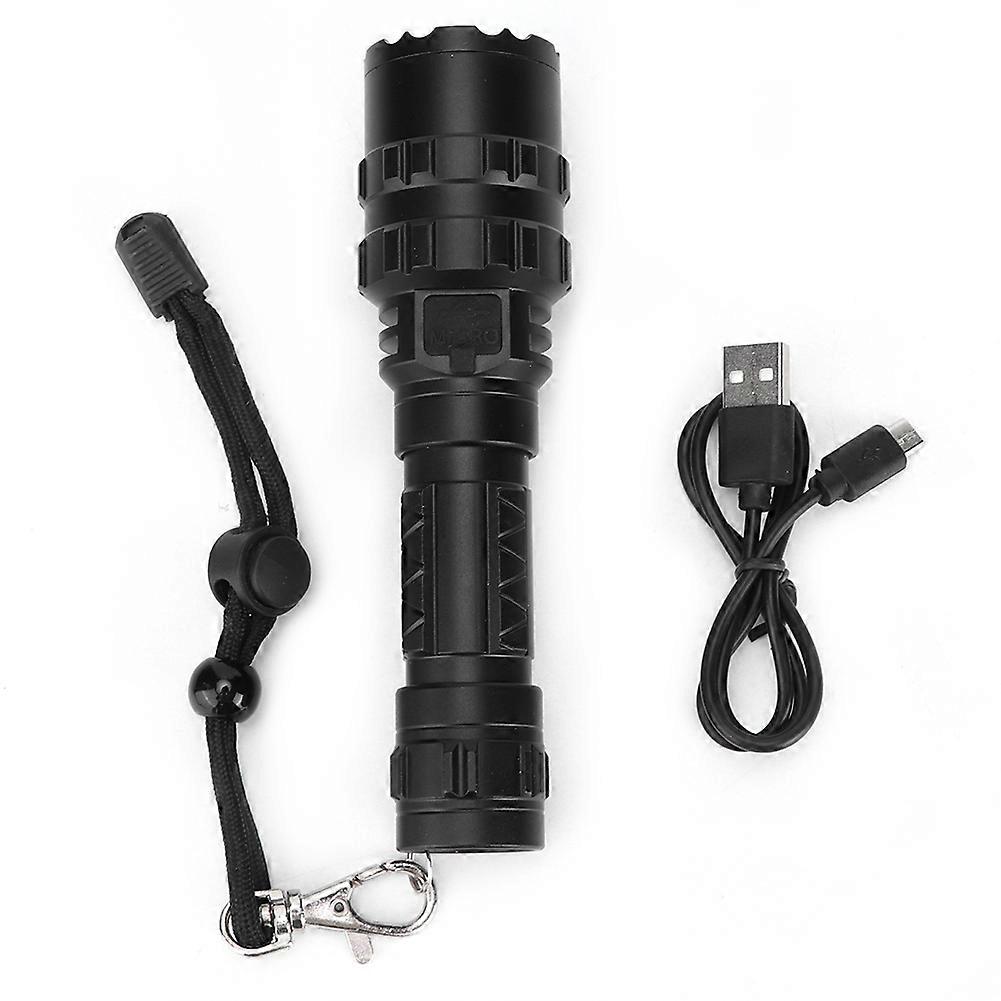 Outdoor LED Flashlight Aluminum Alloy Torch For Camping And Emergency Use Rechargeable Water-Resistant Compact Model X1