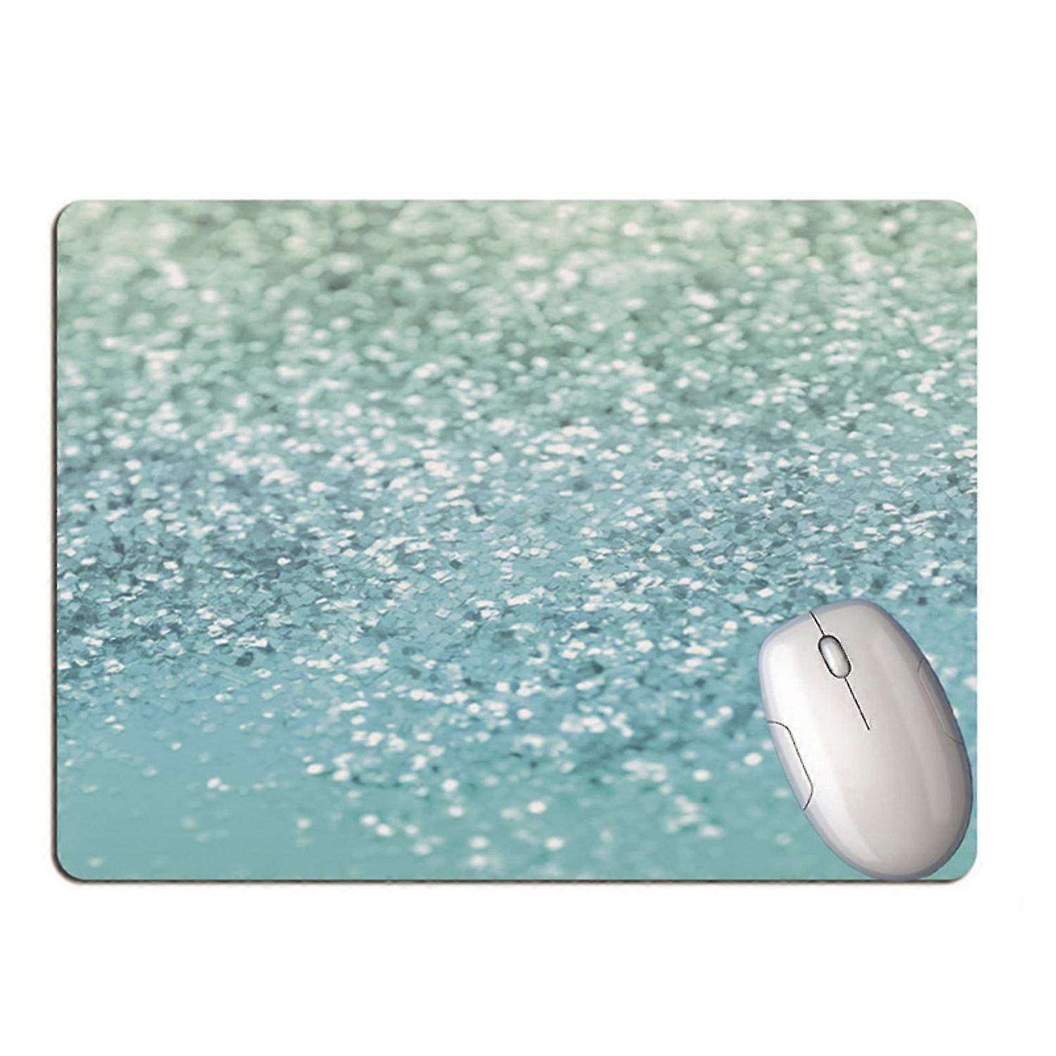 Mouse Pad Soft Non-slip Smooth Surface Glass Texture Table Mouse Mat Wrist Rest for Office