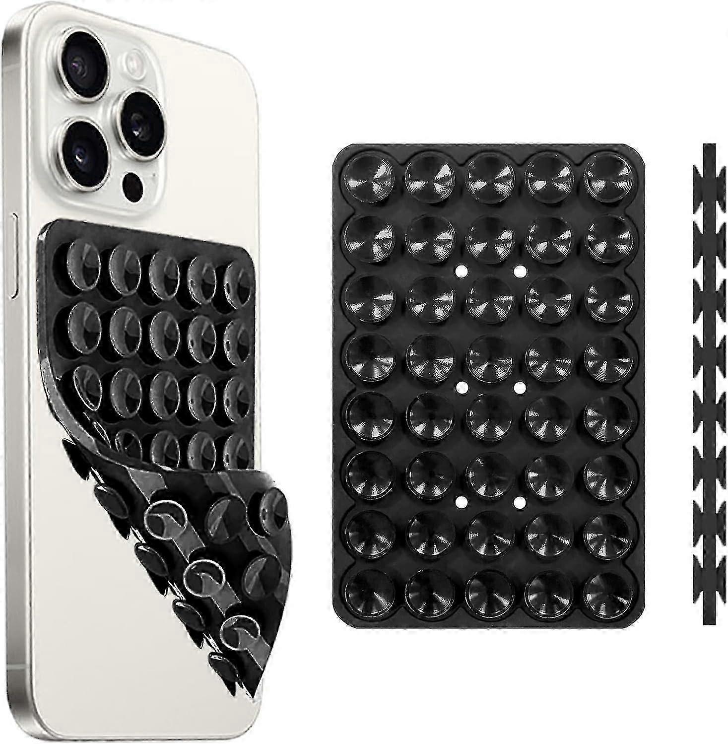 unbrand Silicone Suction Cup Phone Case Mount Double Sided Phone Accessories Hands-Free Strong Grip