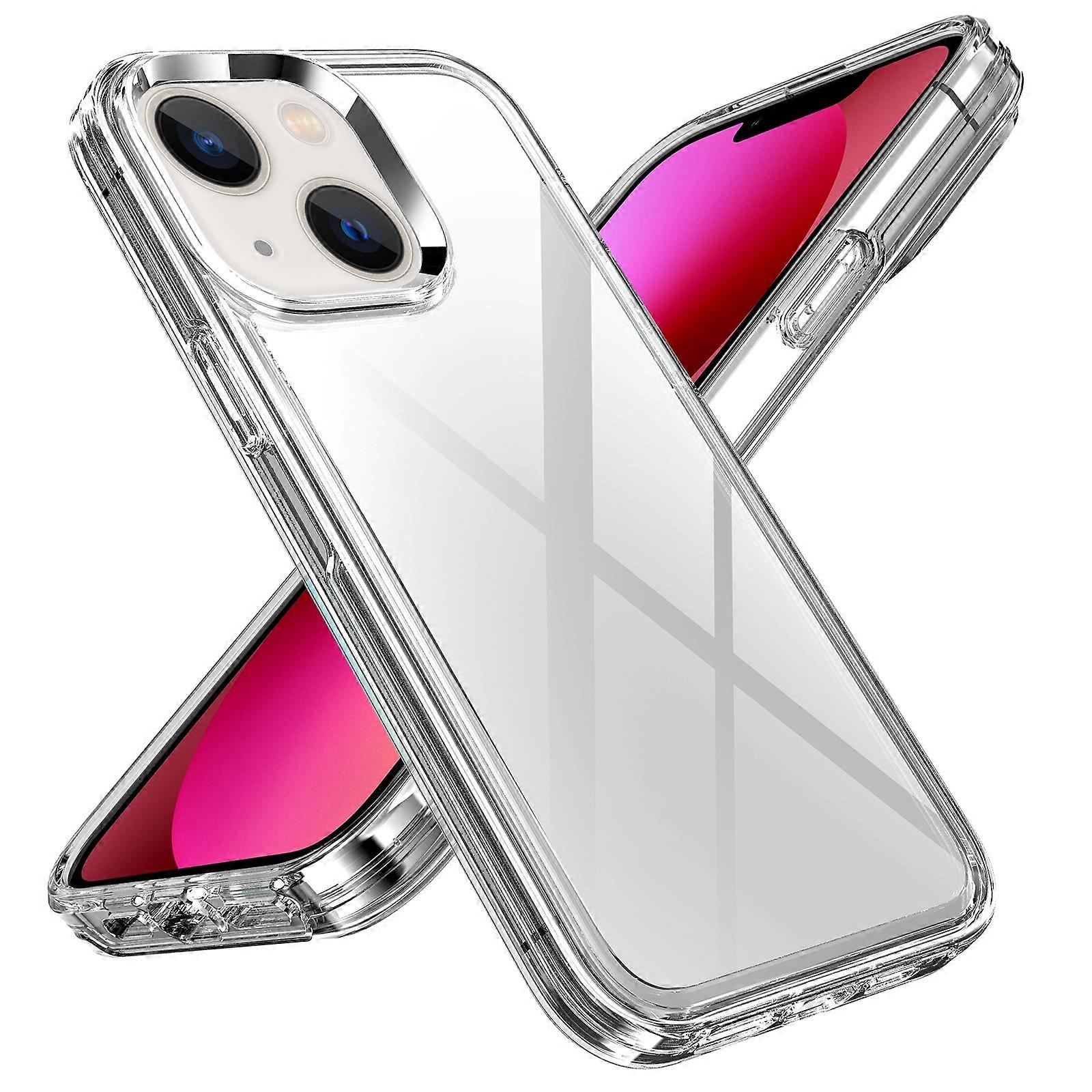 For iPhone 14 Transparent Armor Phone Case