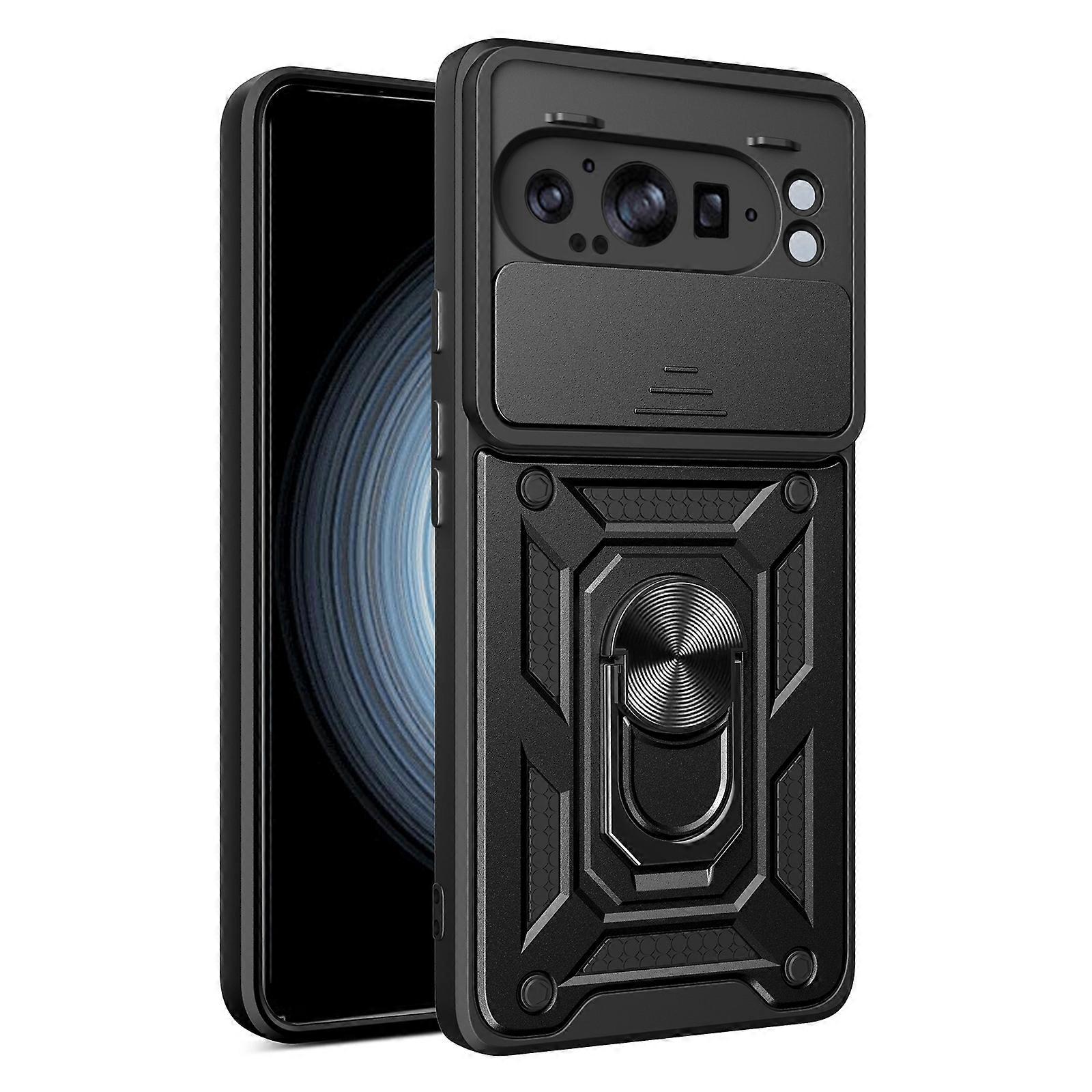Sliding Camera Cover Design TPU+PC Phone Case