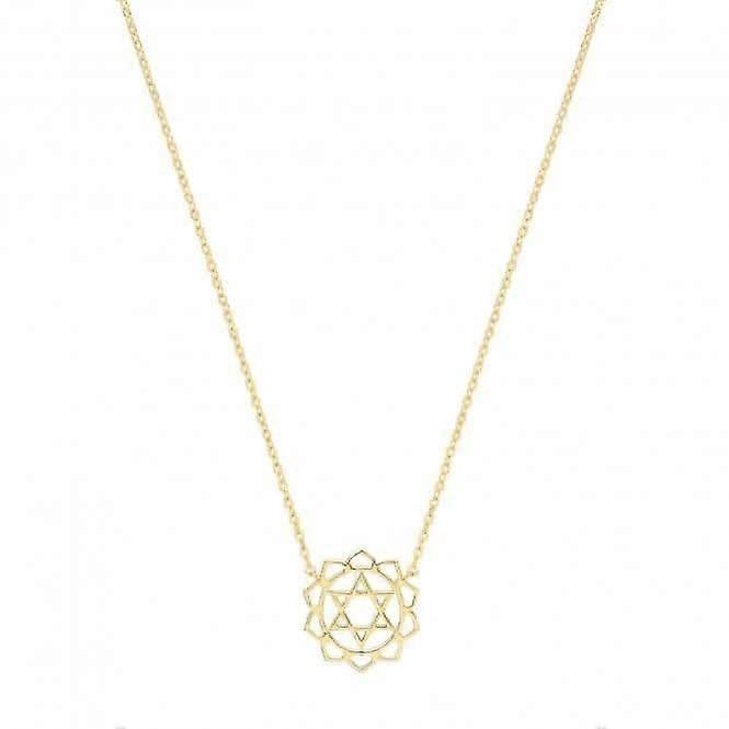9ct Yellow Gold Mandala Necklet NK396