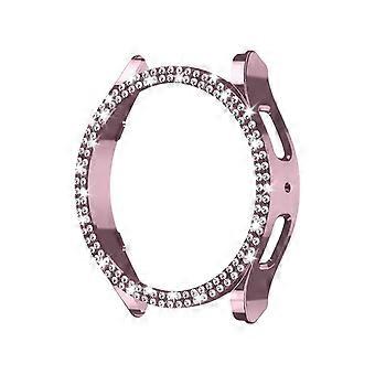 Estojo Para Relógio 6 40mm, Capa de Pára-choques Glitter Capa Protetora de Smartwatch para Relógio 6 Para Galaxy Watch 6 40mm 3pcs Rosa Gold