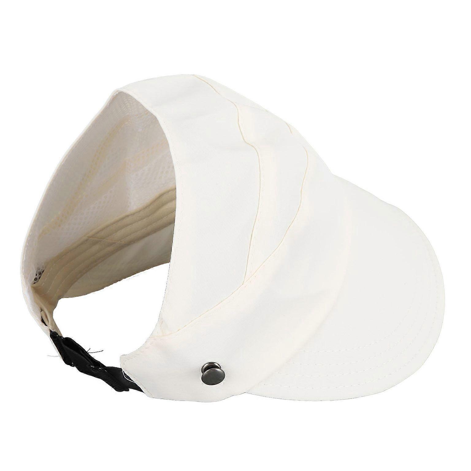 Foldable Women's Beach Sun Hat with Empty Top Design