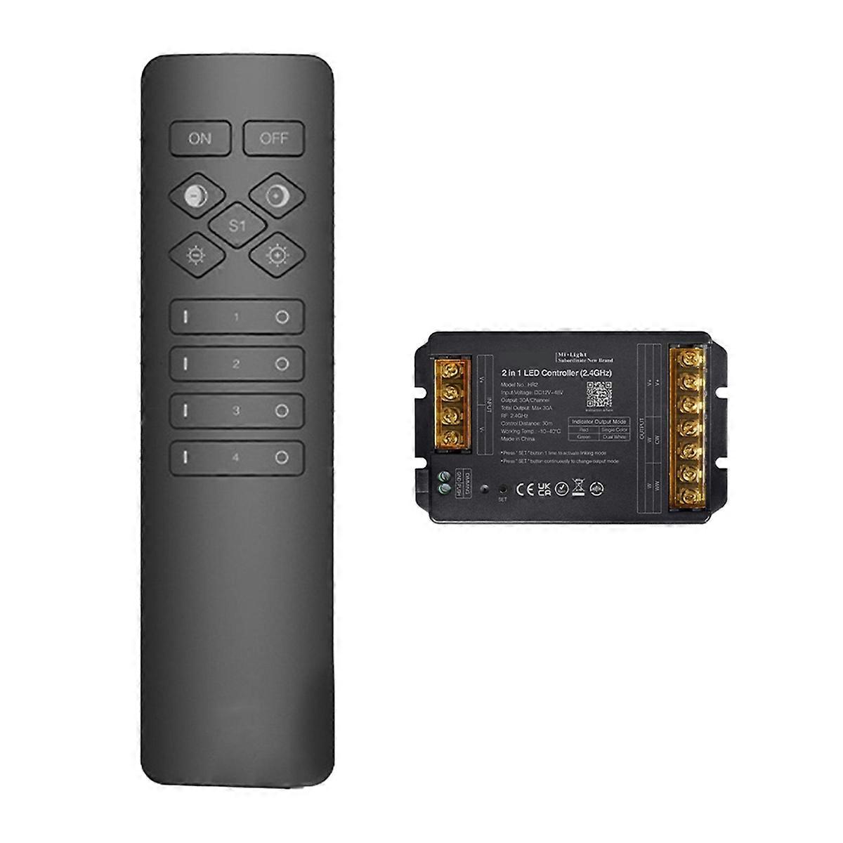 LED Controller 2IN1 2.4GWiFi+RF Controller Large Current Max 30A
