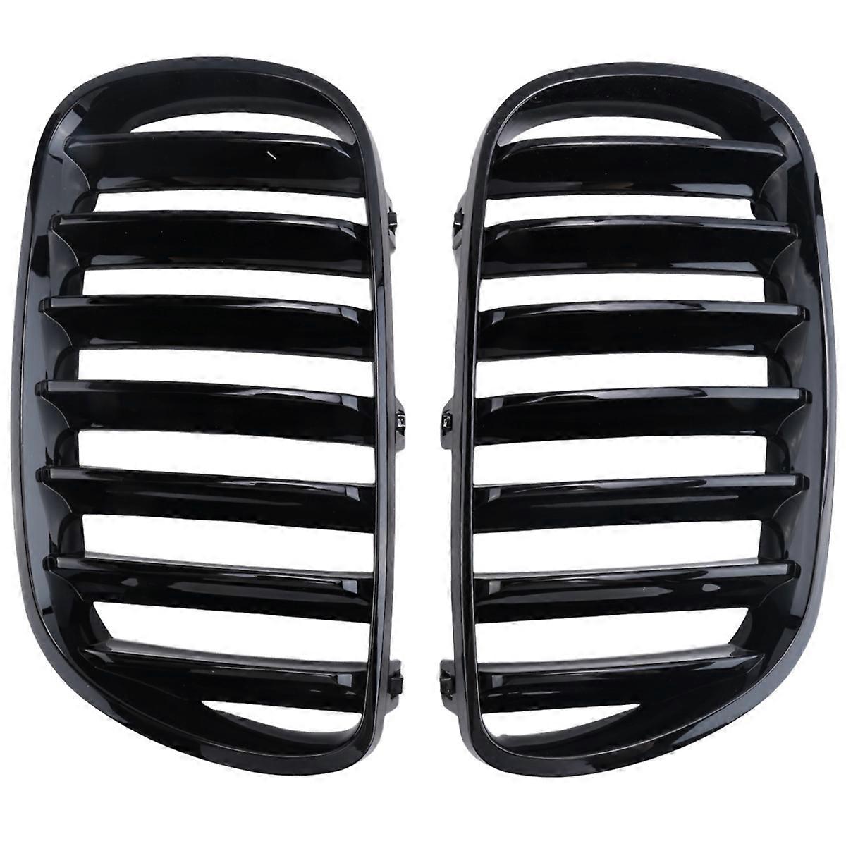 Black 1Pair Shiny Front Grille Bumper Kidney Grille For Bmw E83 X3 Size 1