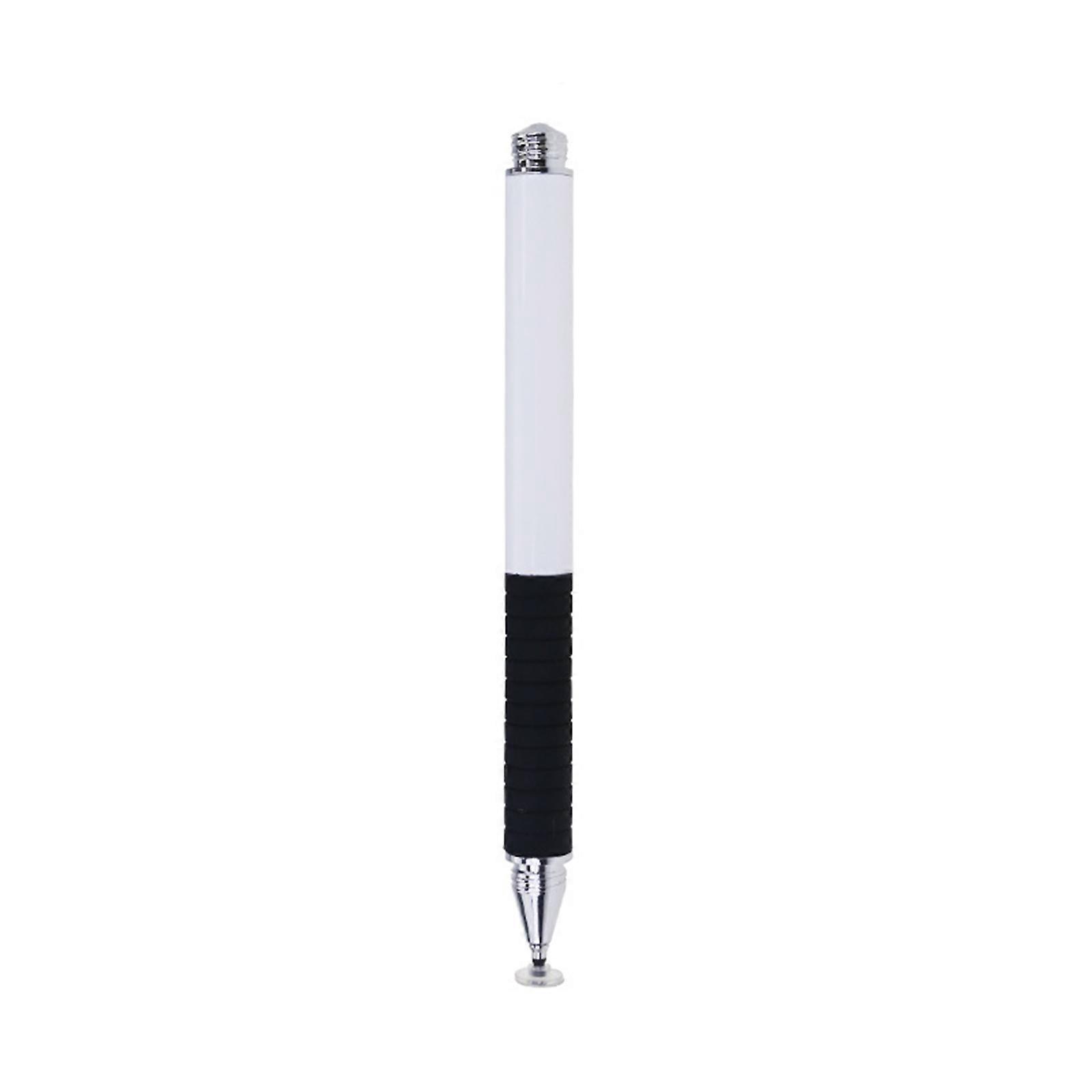 Capacitive Disc Tip Stylus Pen Ergonomic Grip Capacitive Stylus Sensitivity Touch Screen Pen for Phone & Touch Devices White